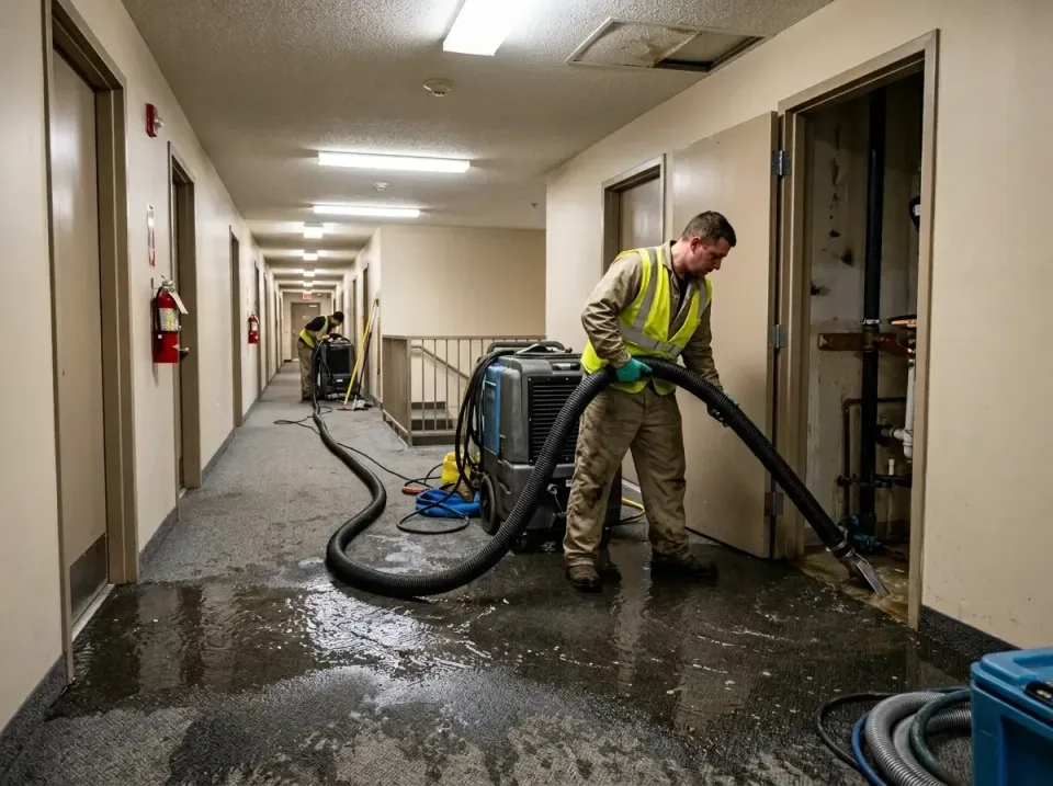 multi-unit-apartment-hallway-f-005 — frequently asked questions, Emergency Burst Pipe Water Extraction & Removal in North Ad…